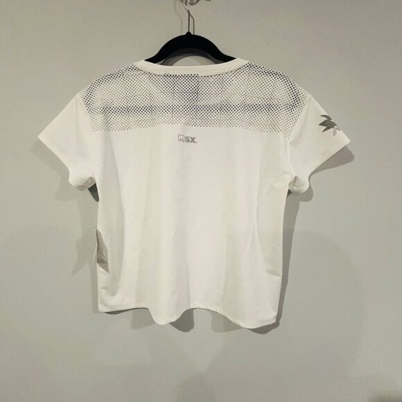 NHL Sharks White Crop Shirt Size S - Picture 3 of 8